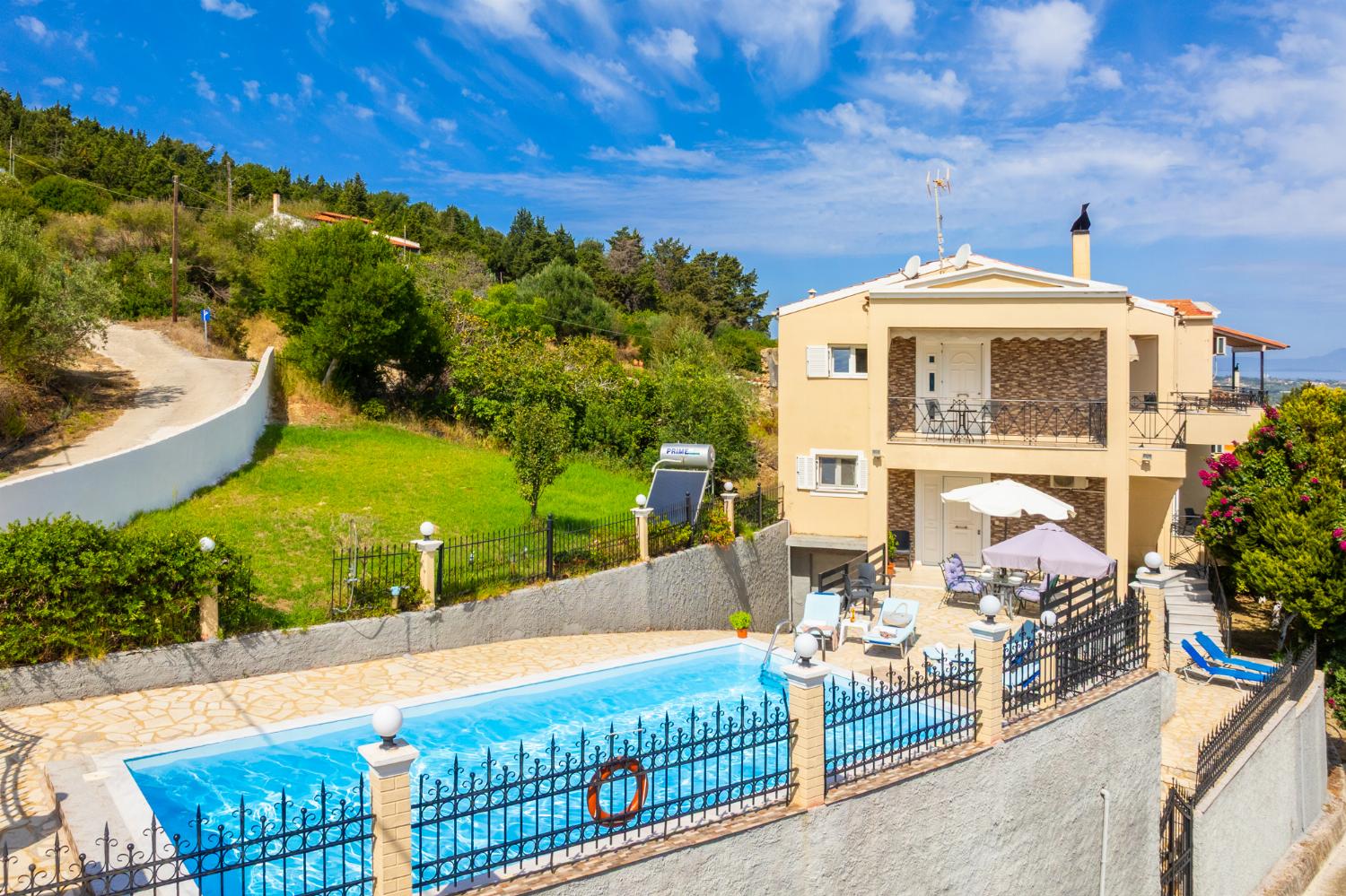 Beautiful villa with private pool and terrace with sea views