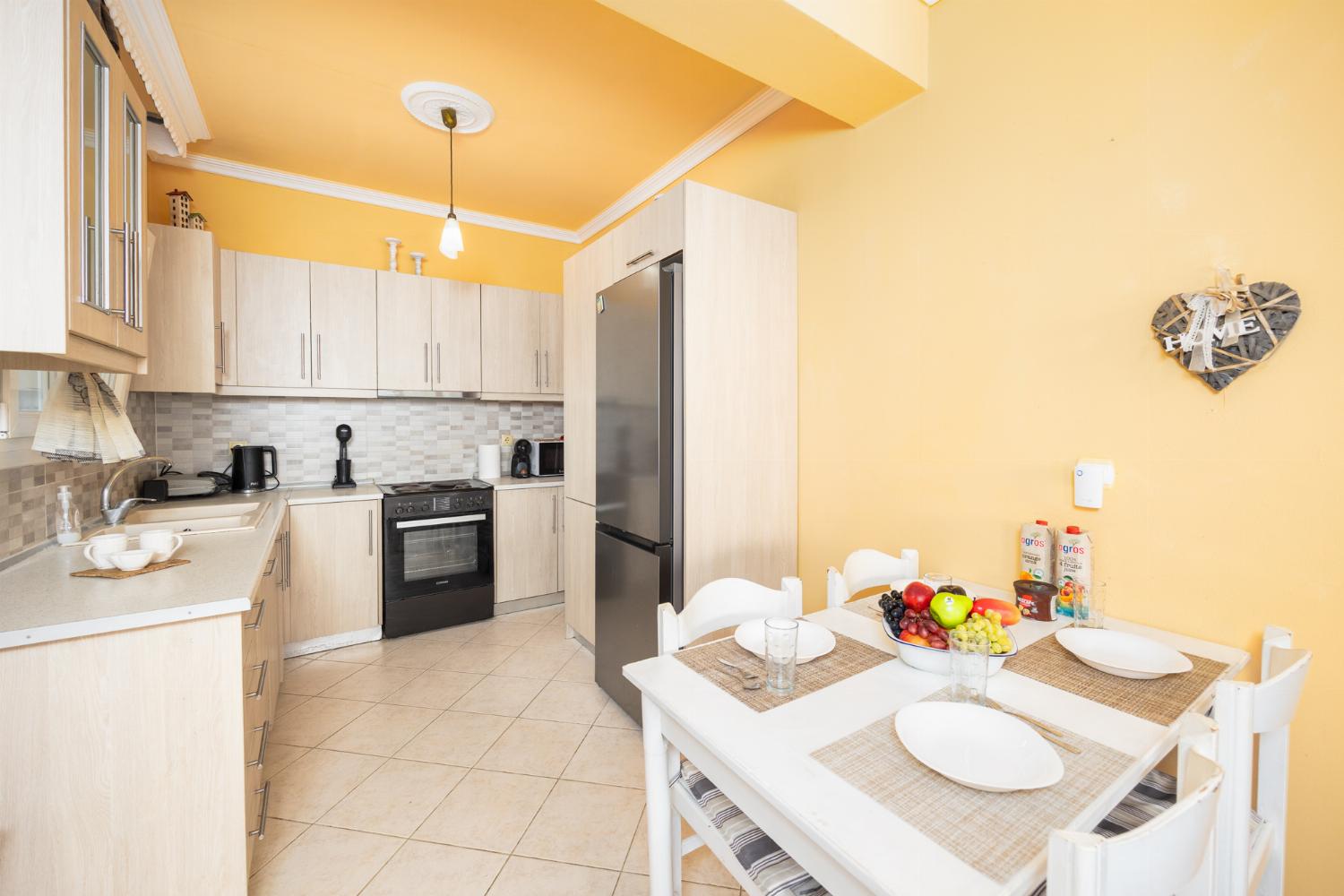 Ground floor: equipped kitchen