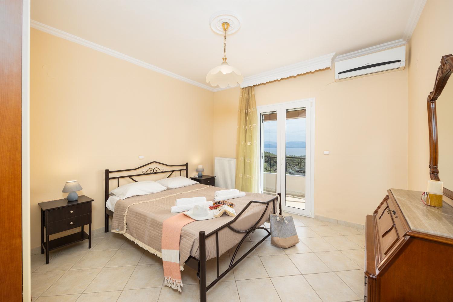 First floor: double bedroom with A/C