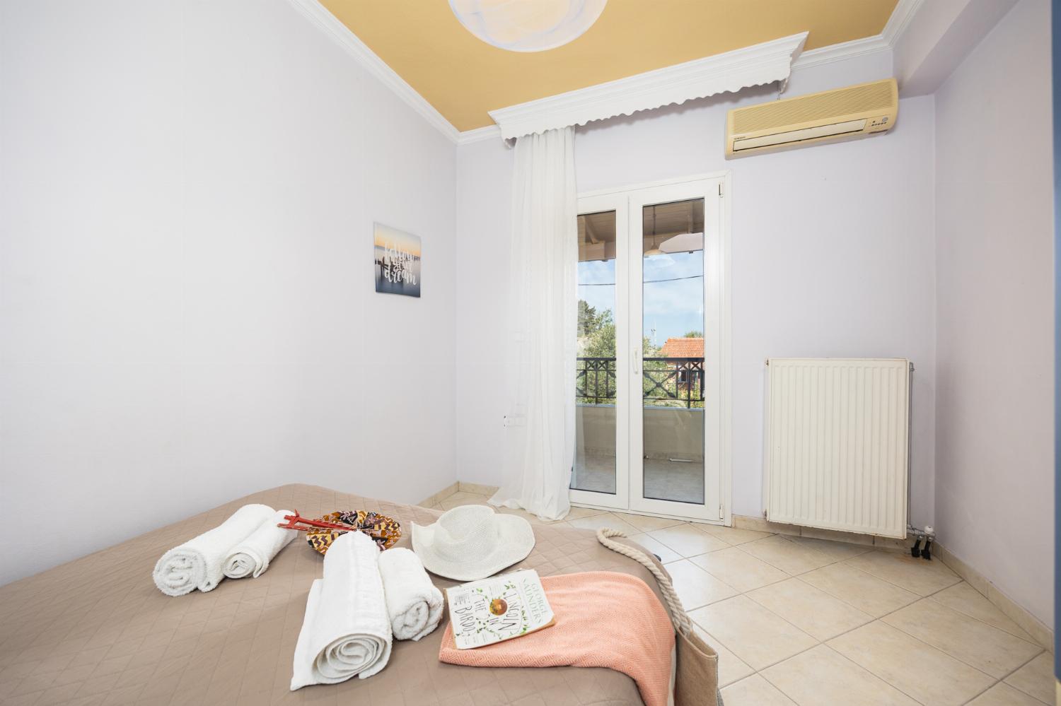 First floor: double bedroom with A/C