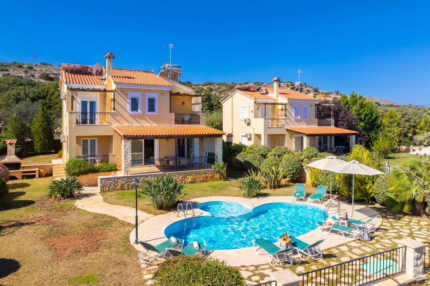 Beautiful villa with private pool, terrace, and garden