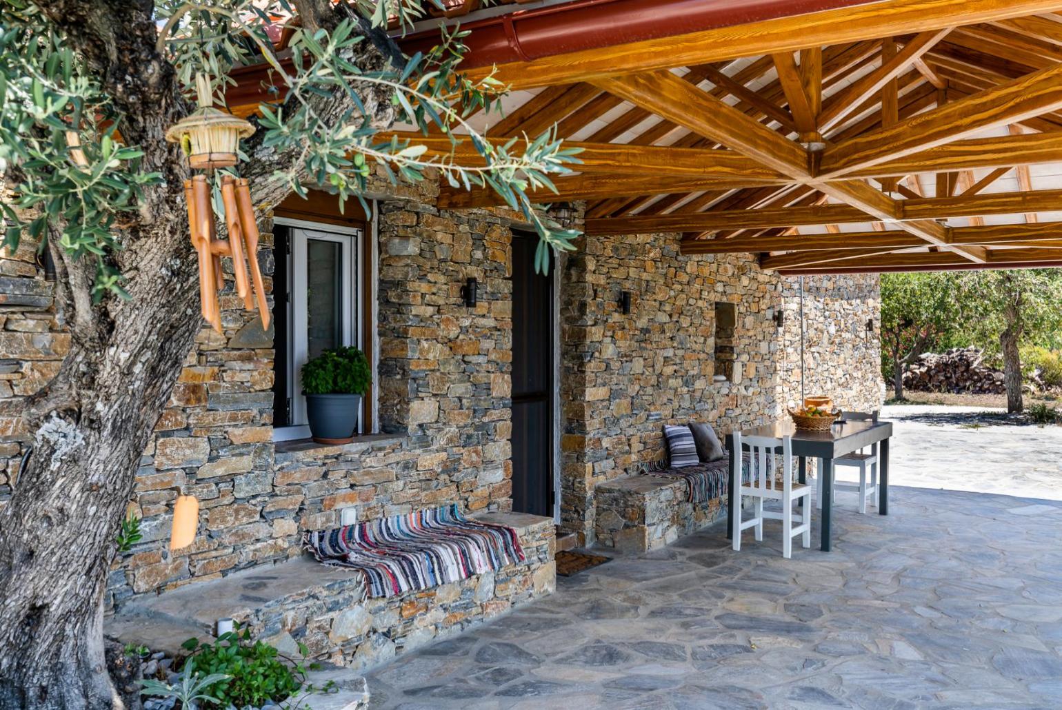 Beautiful villa and terrace area
