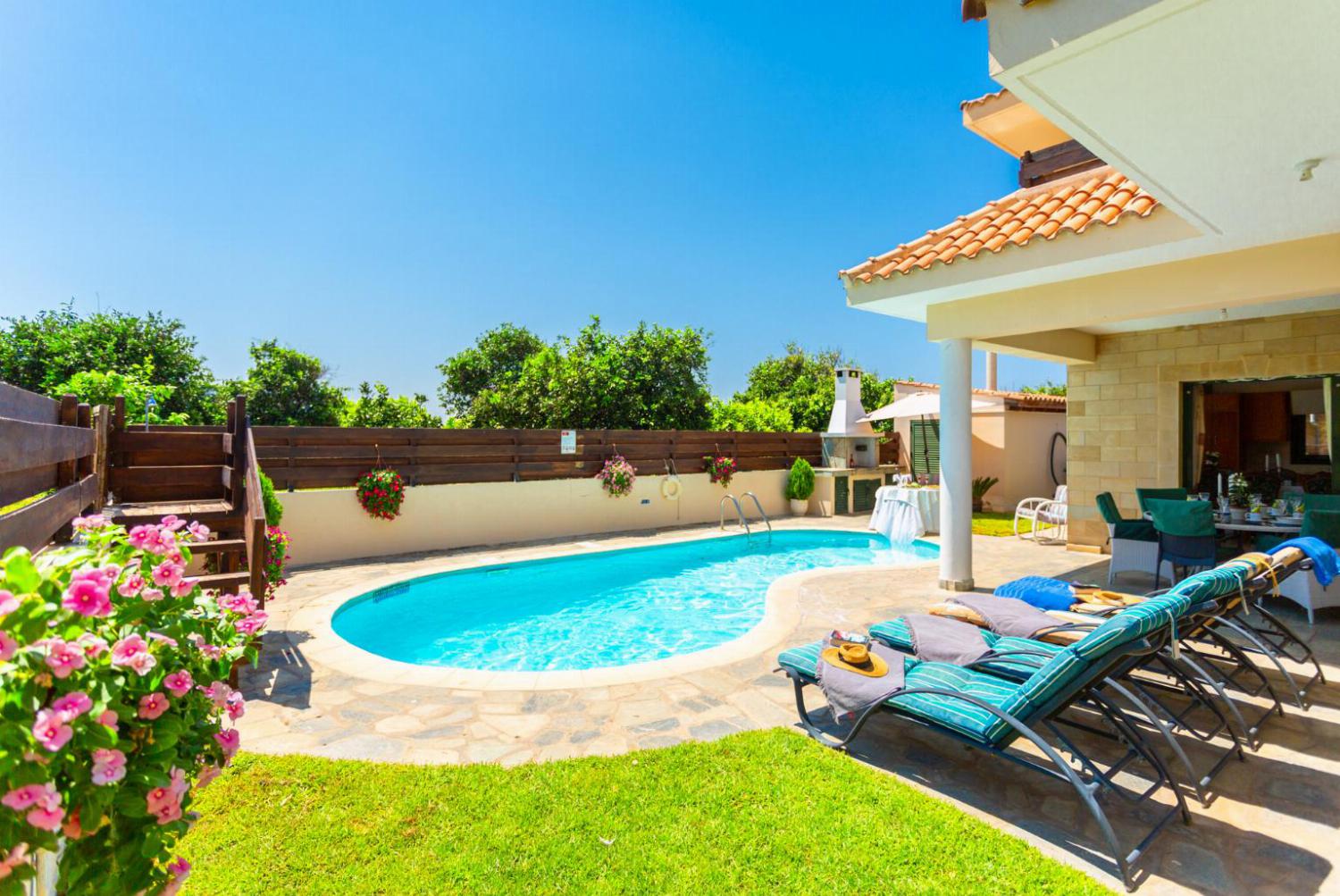 Beautiful villa with private pool, terrace, and garden