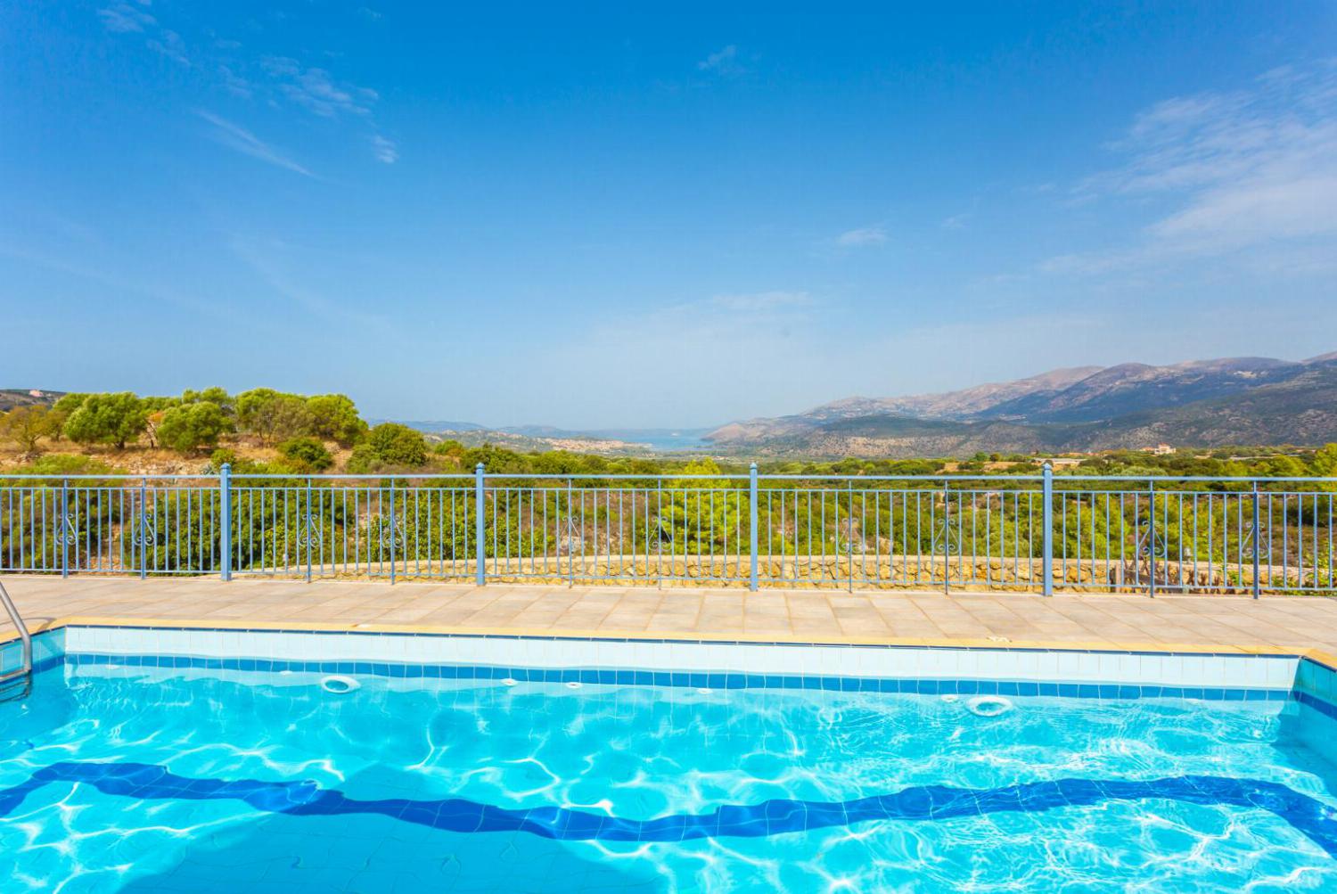 Beautiful villa with private pool, terrace, and garden with panoramic countryside views