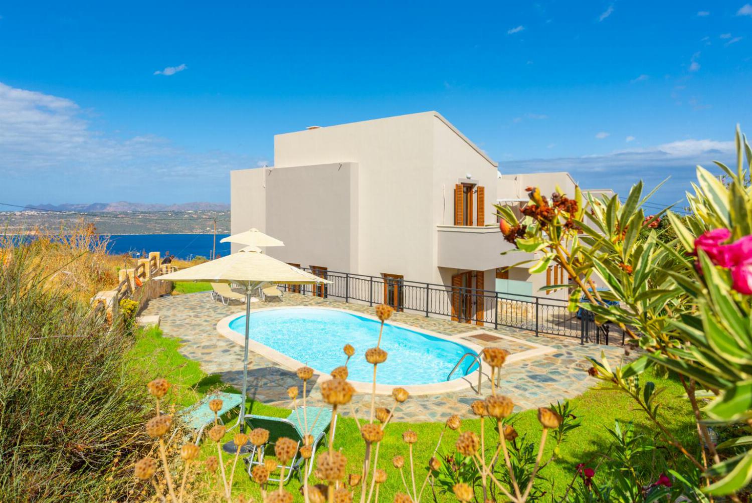 Beautiful villa with private pool and terrace with sea and mountain views