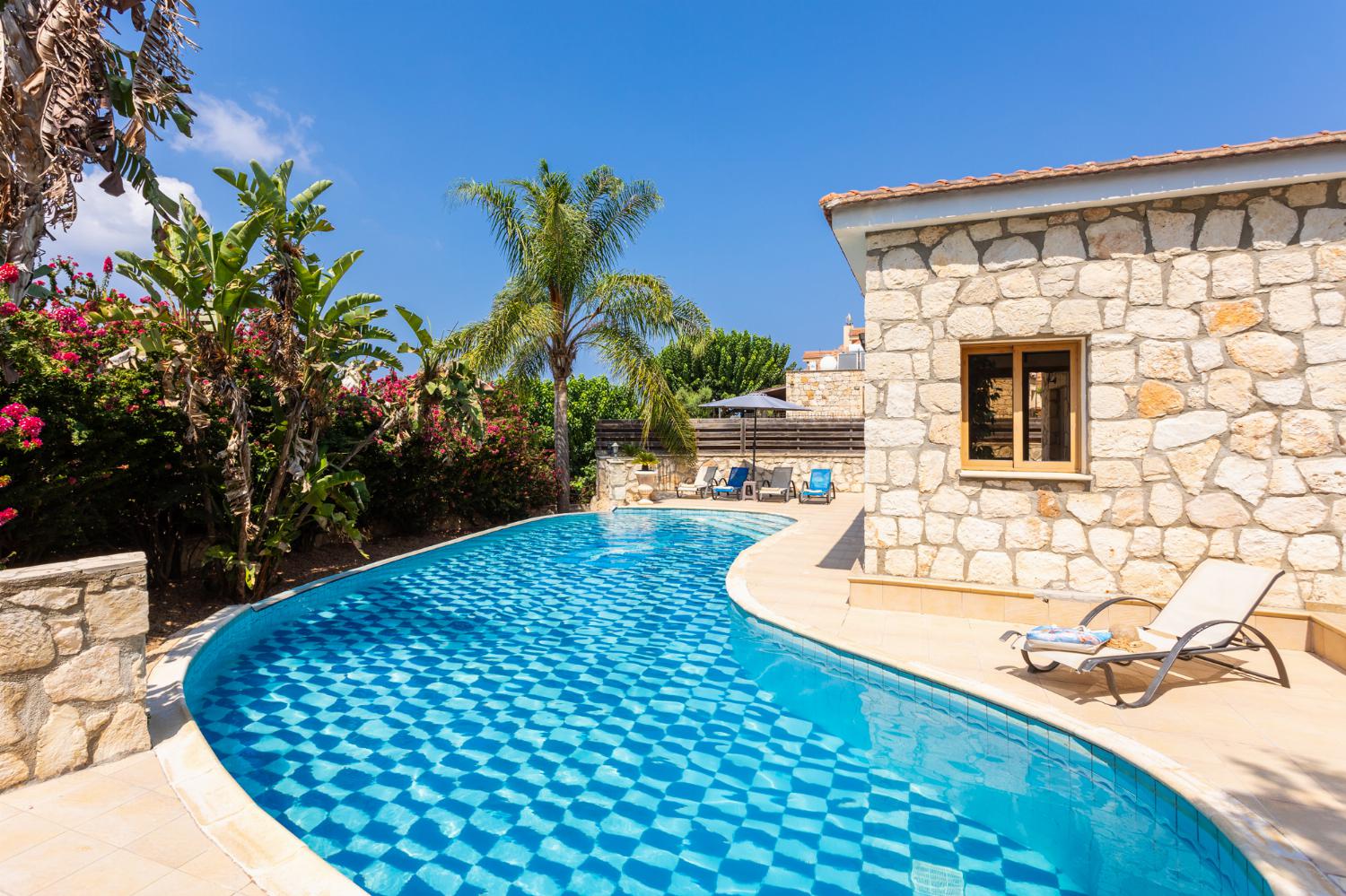 ,Beautiful villa with private pool and terrace