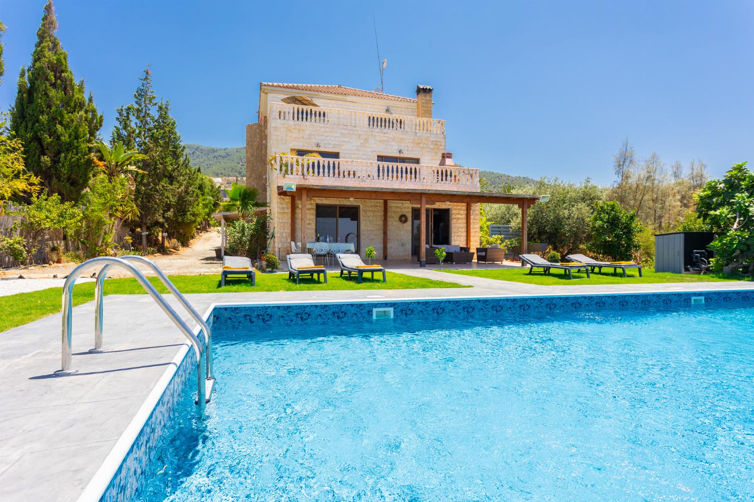 Beautiful villa with private pool and terrace with panoramic sea views