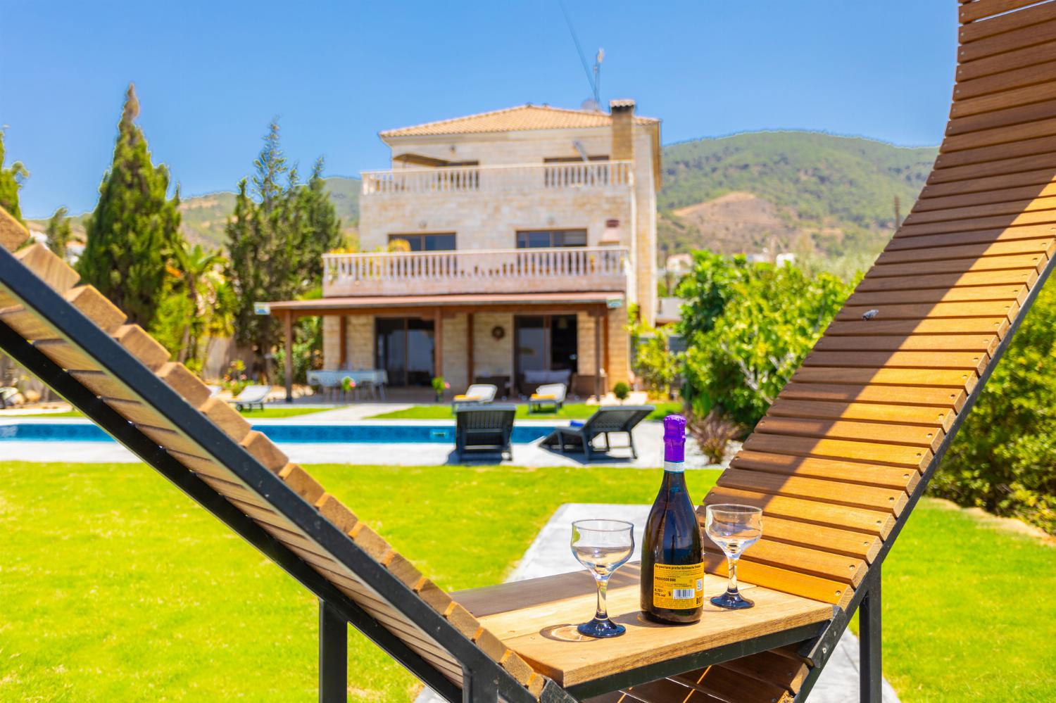 Beautiful villa with private pool and terrace with panoramic sea views