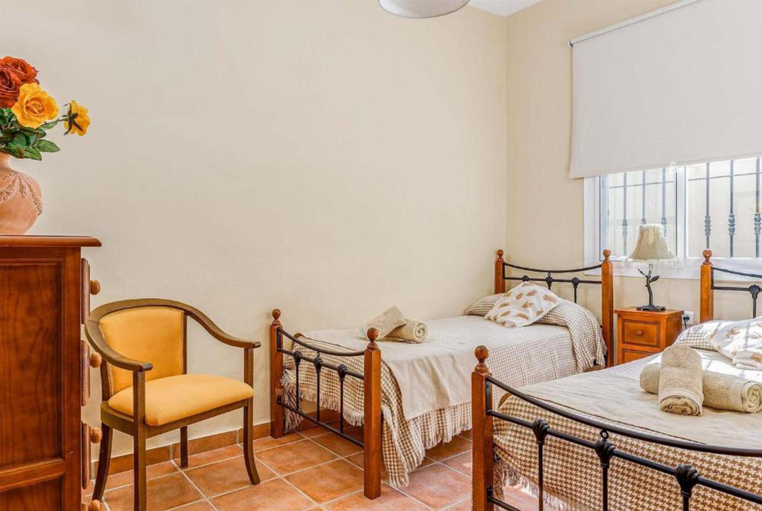 Double beds bedroom with A/C