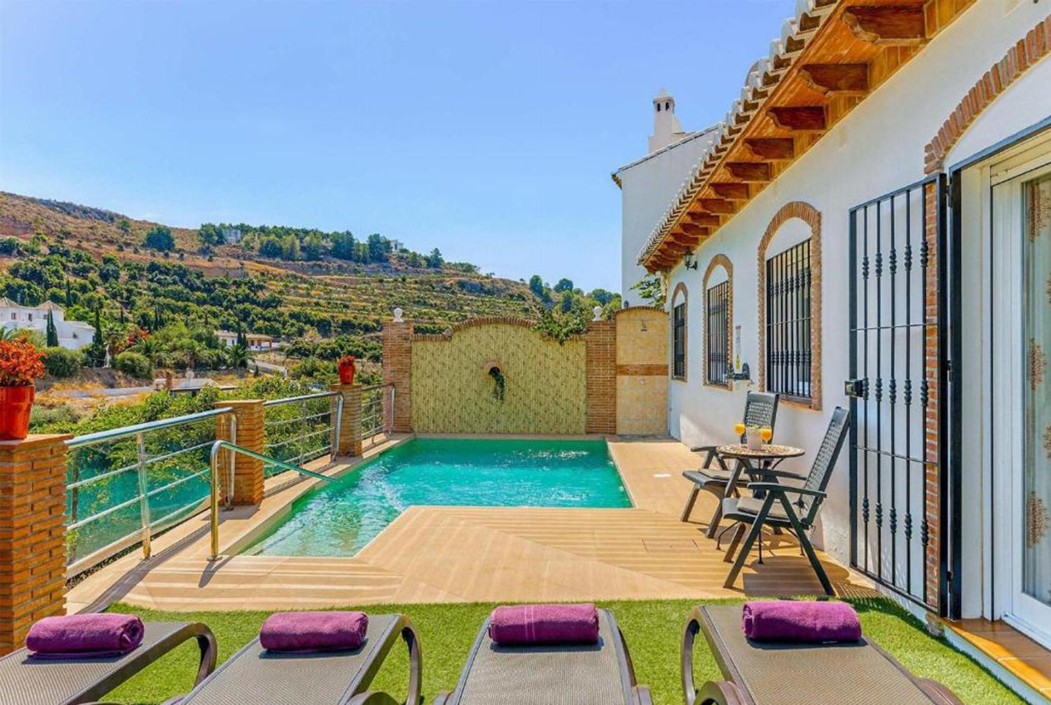 Beautiful villa with private pool and terrace with panoramic views
