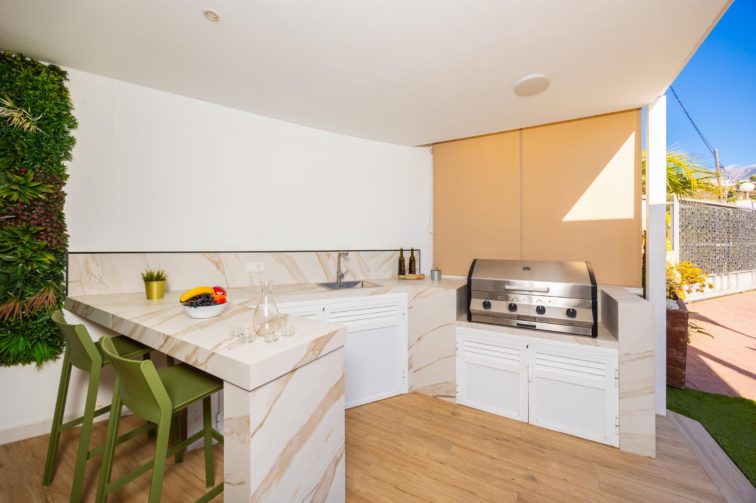 Sheltered terrace area