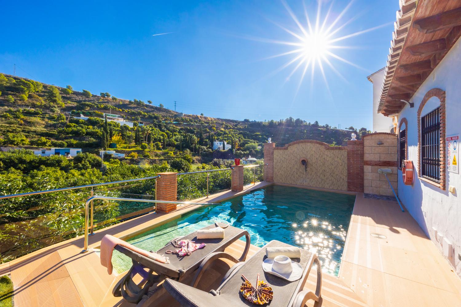 Private pool and terrace