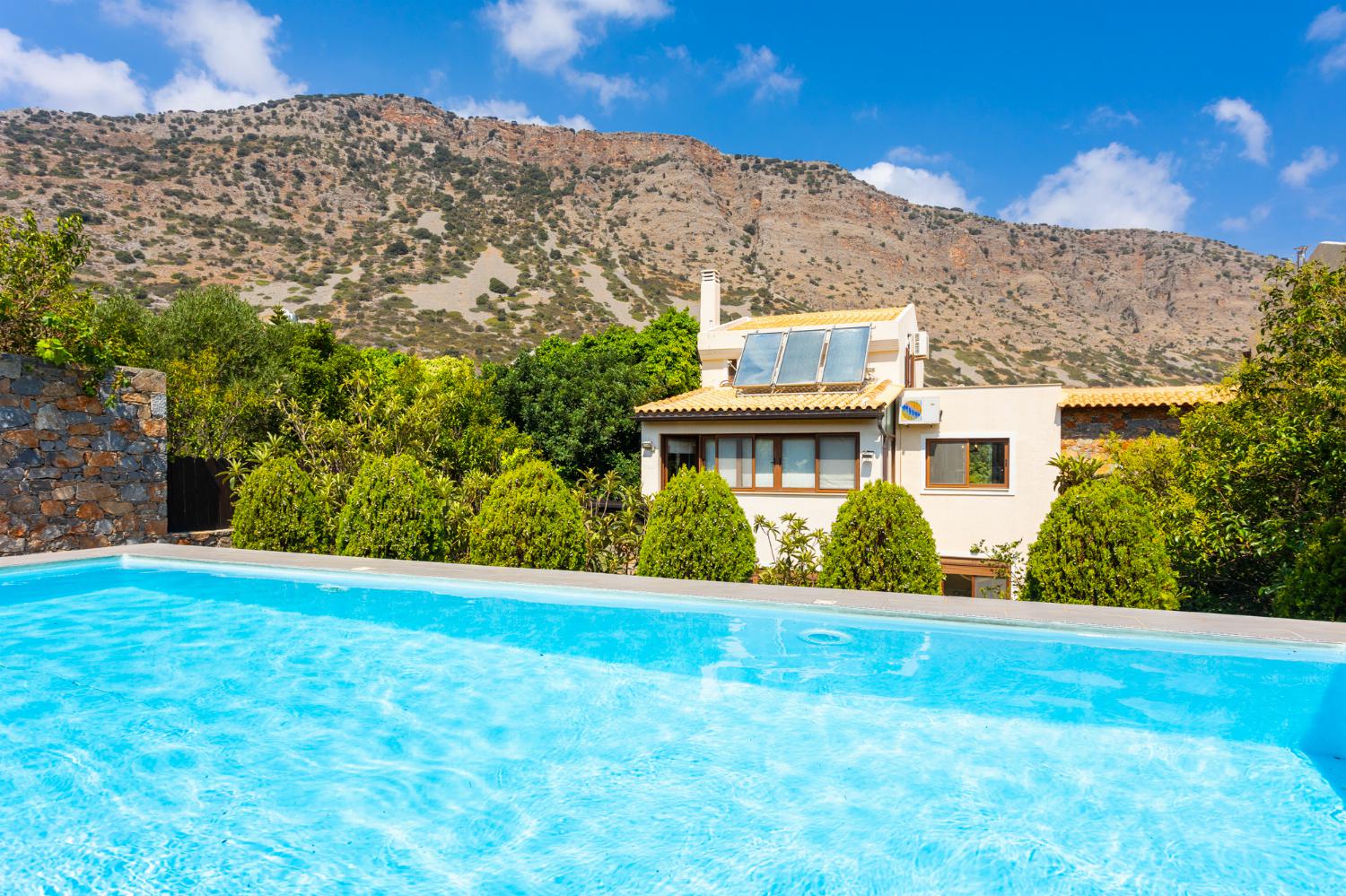 ,Beautiful villa with private pool, terrace, and garden