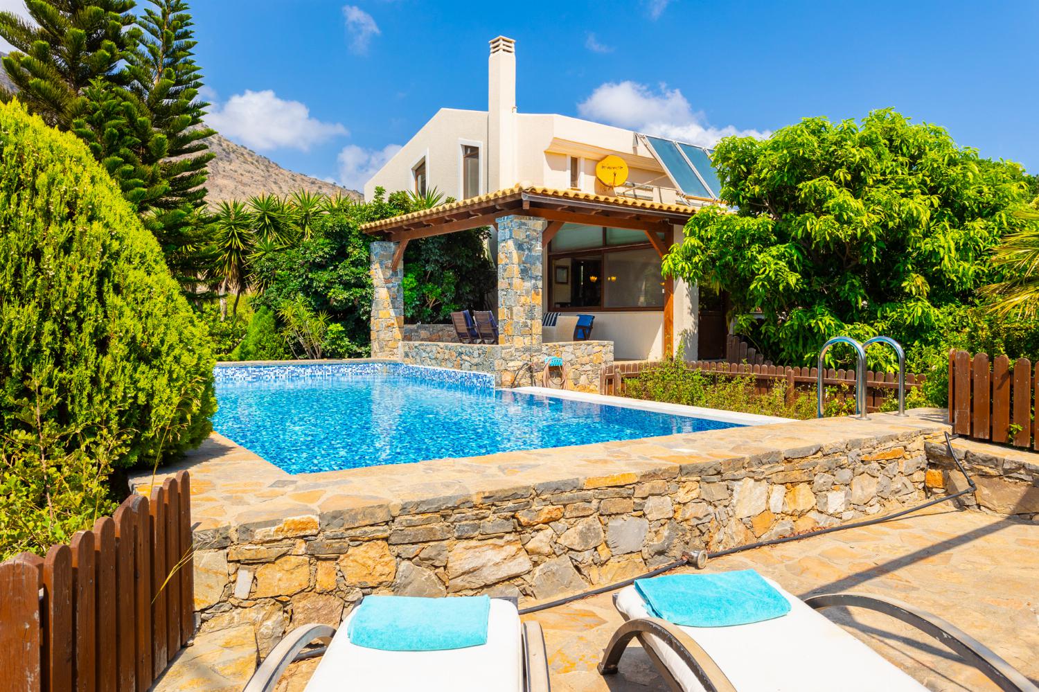 Beautiful villa with private pool, terrace, and garden
