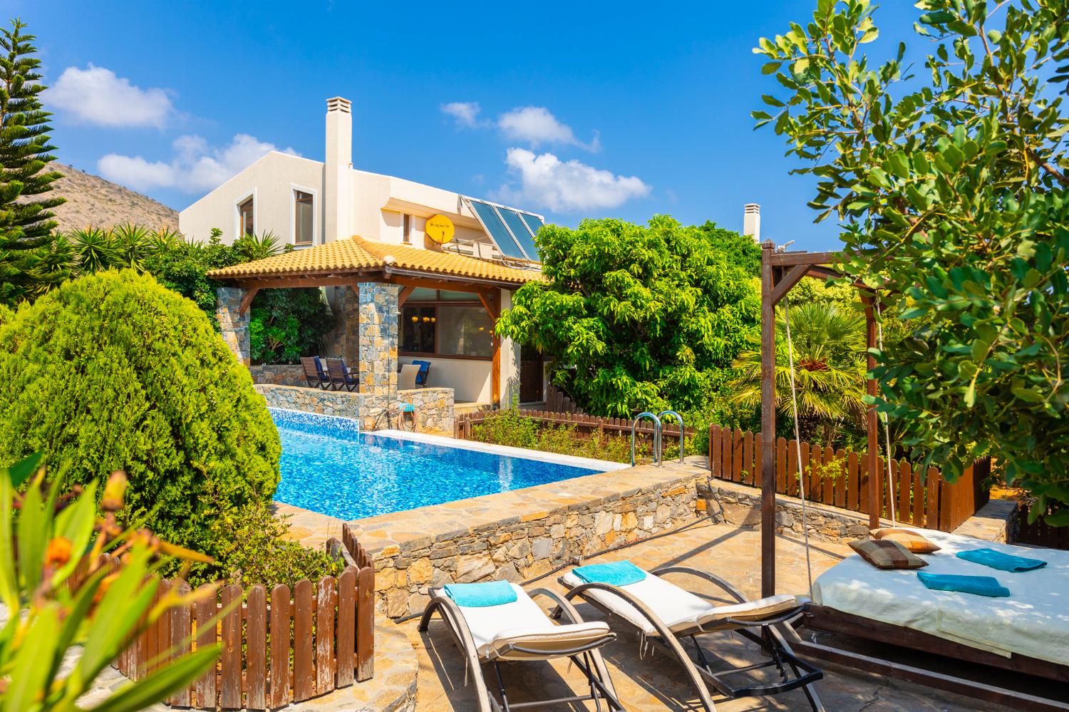Beautiful villa with private pool, terrace, and garden