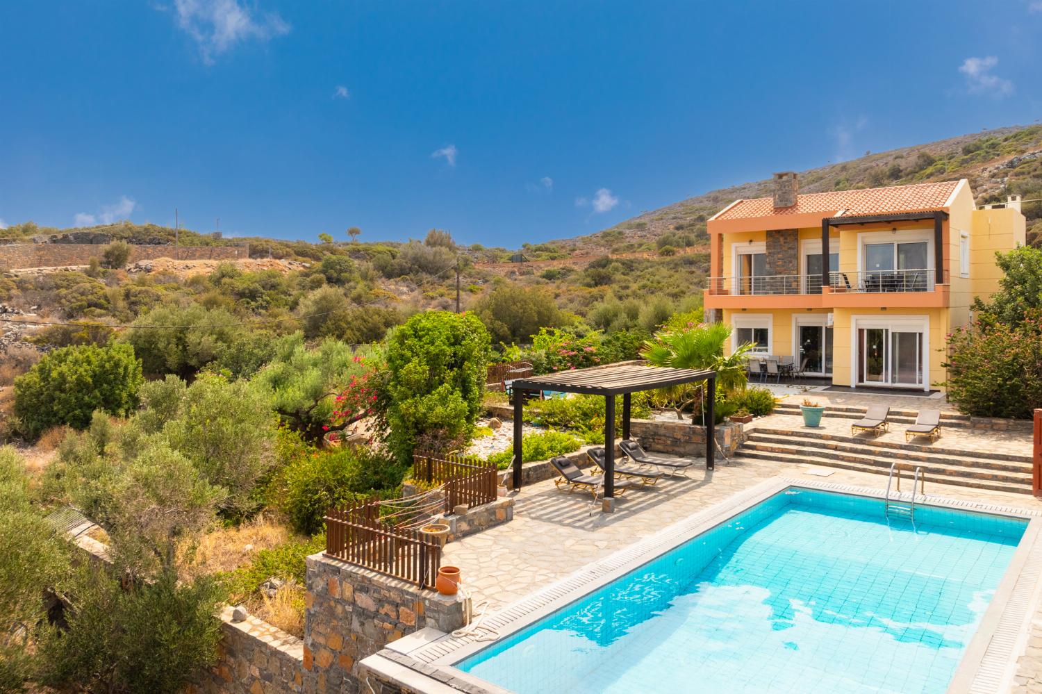 Beautiful villa with private pool and terrace with sea views
