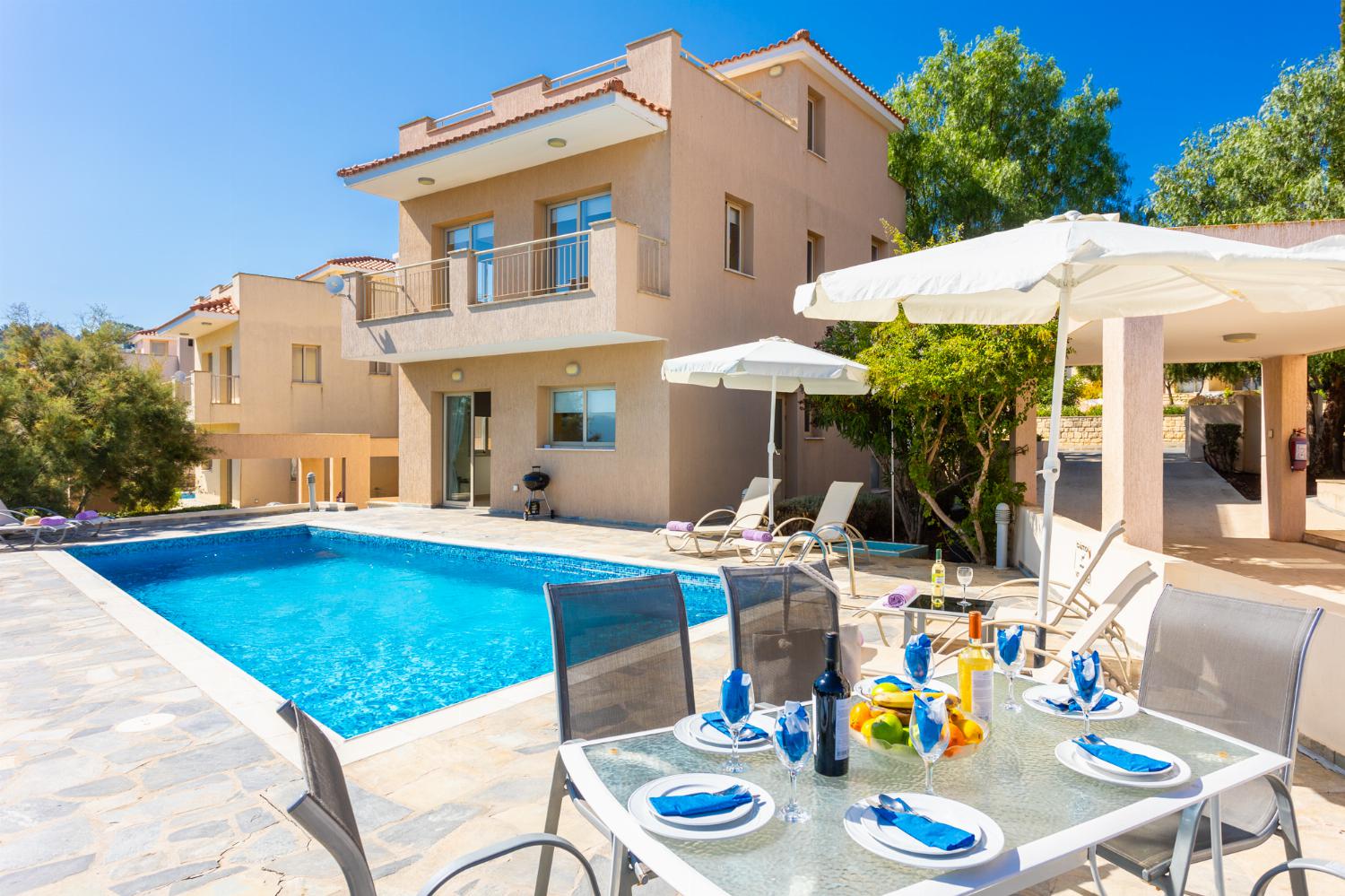 Beautiful villa with private pool and terrace with sea views