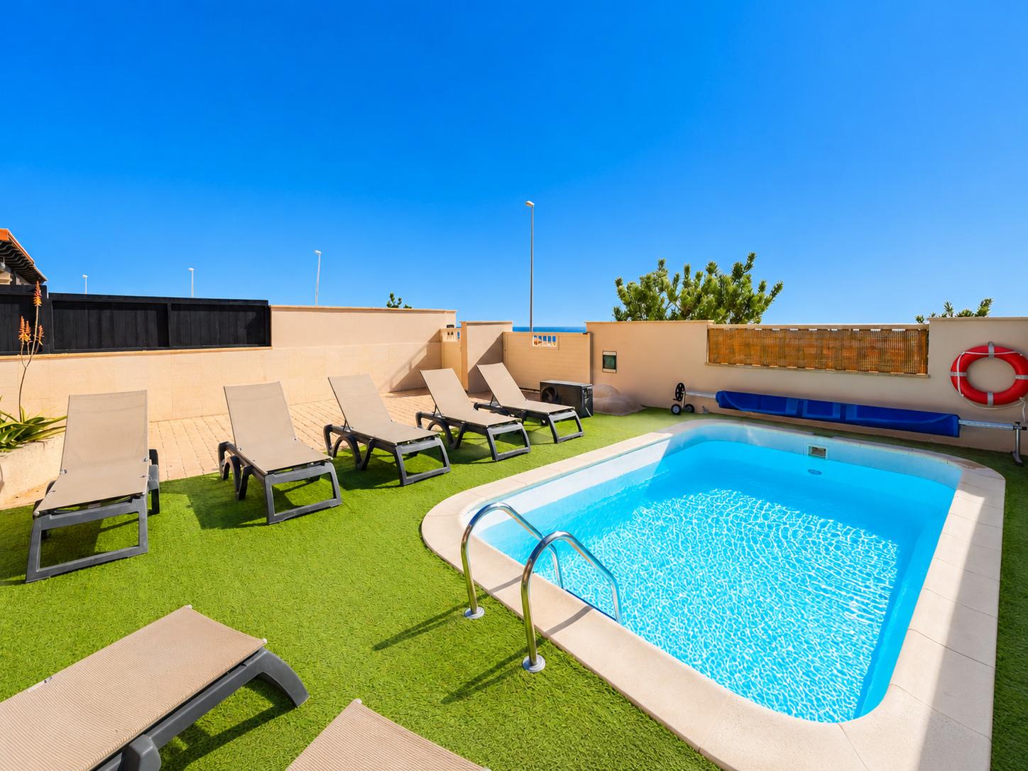 Beautiful villa with private pool and terrace with sea views
