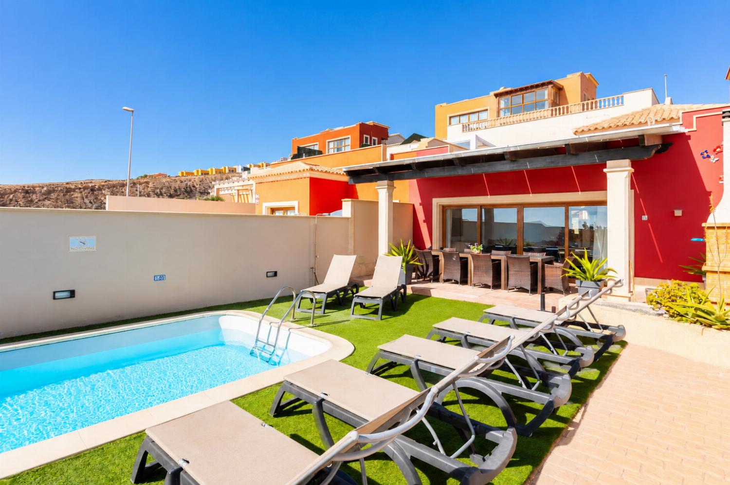 Beautiful villa with private pool and terrace with sea views