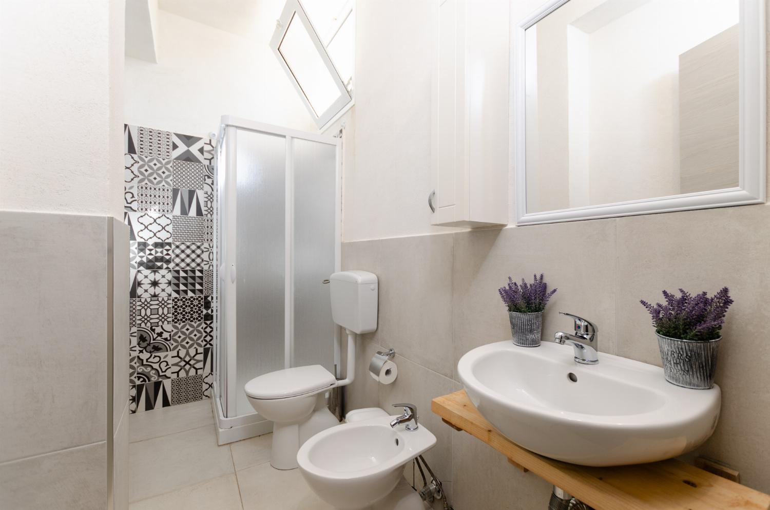 Family bathroom with shower