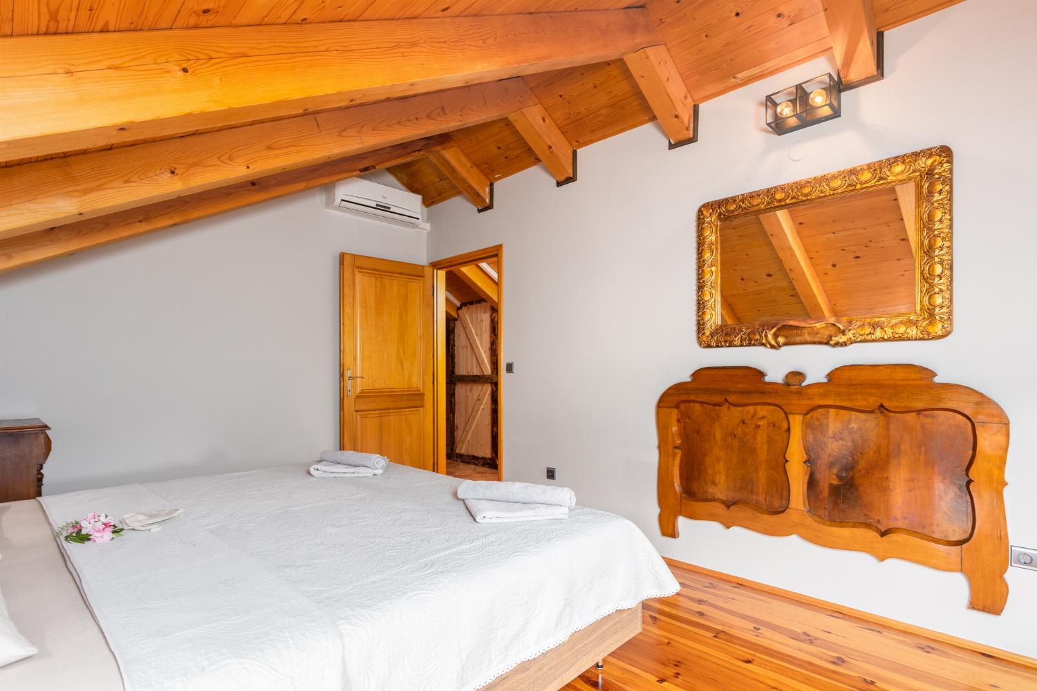 Double bedroom on second floor with A/C