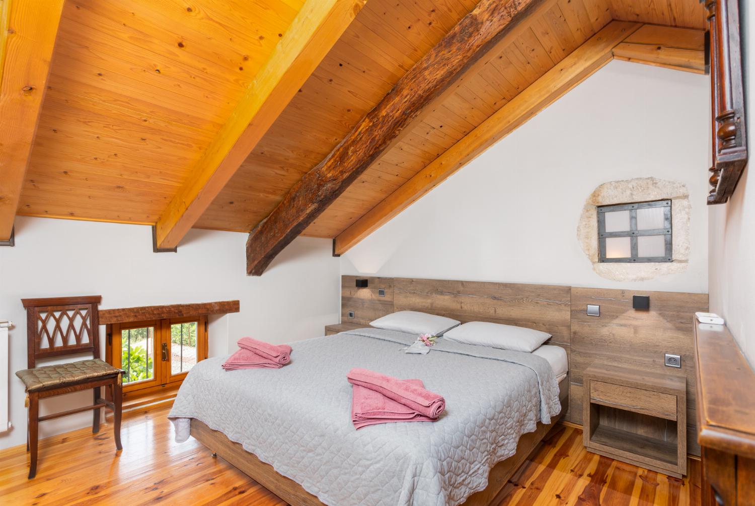 Double bedroom on second floor with A/C