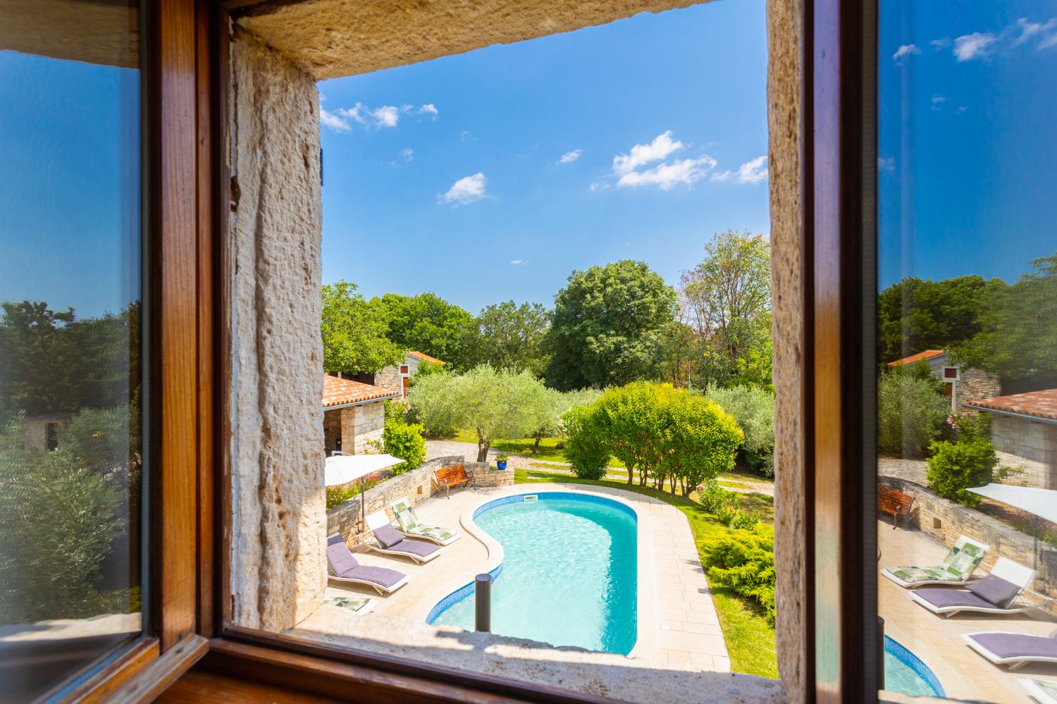 View from bedroom window