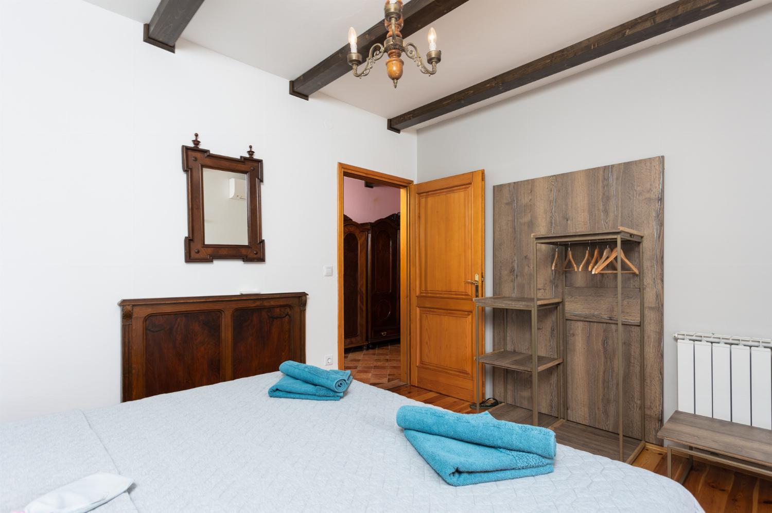 Double bedroom on first floor with A/C