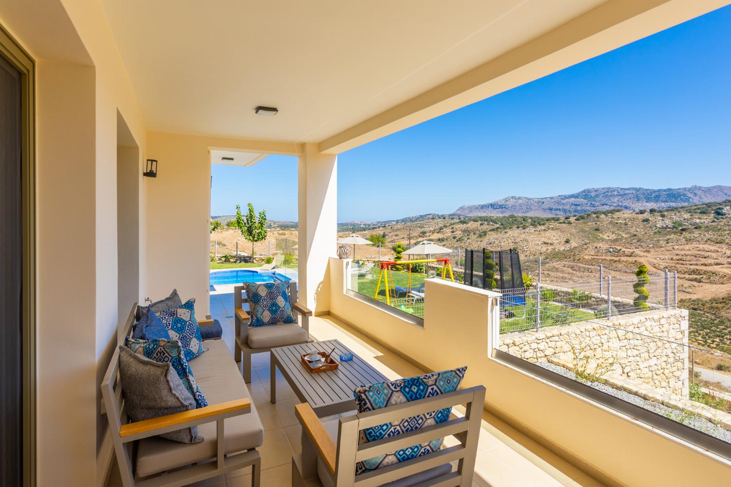 Sheltered terrace area