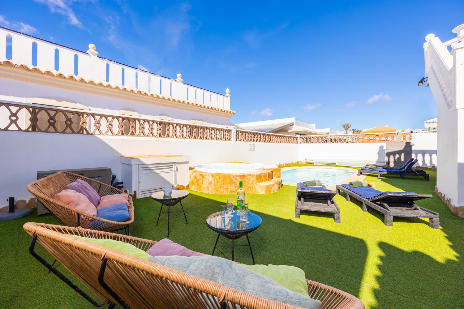 Private pool and terrace