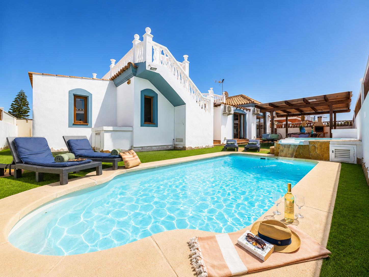 ,Beautiful villa with private pool and terrace
