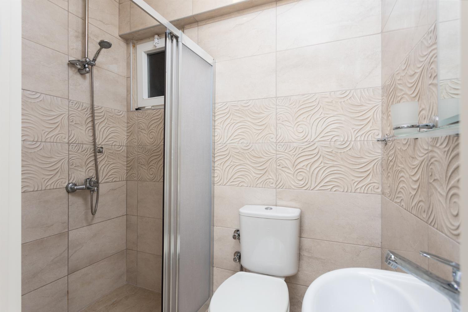 En suite bathroom with shower