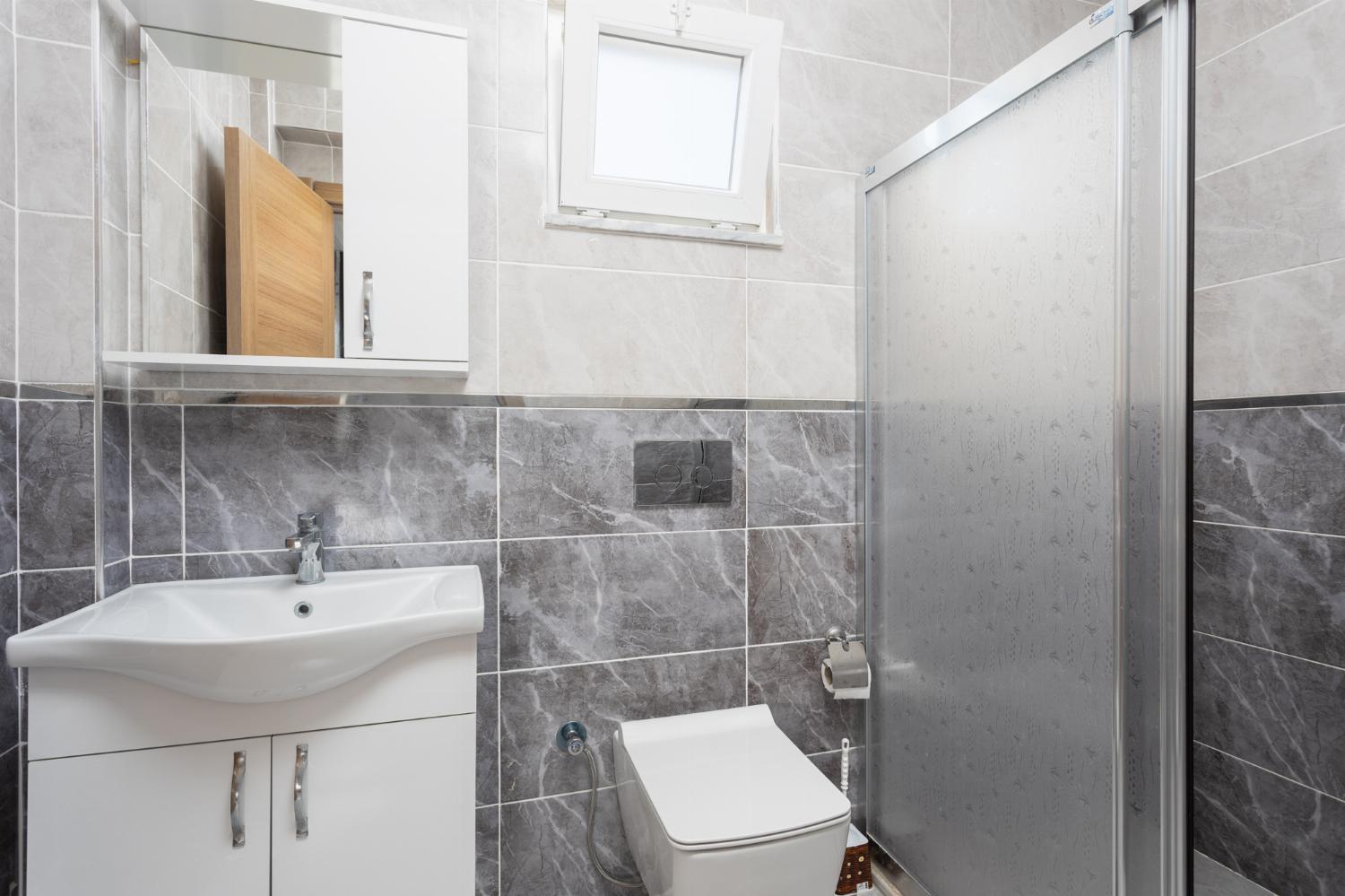 En suite bathroom with shower