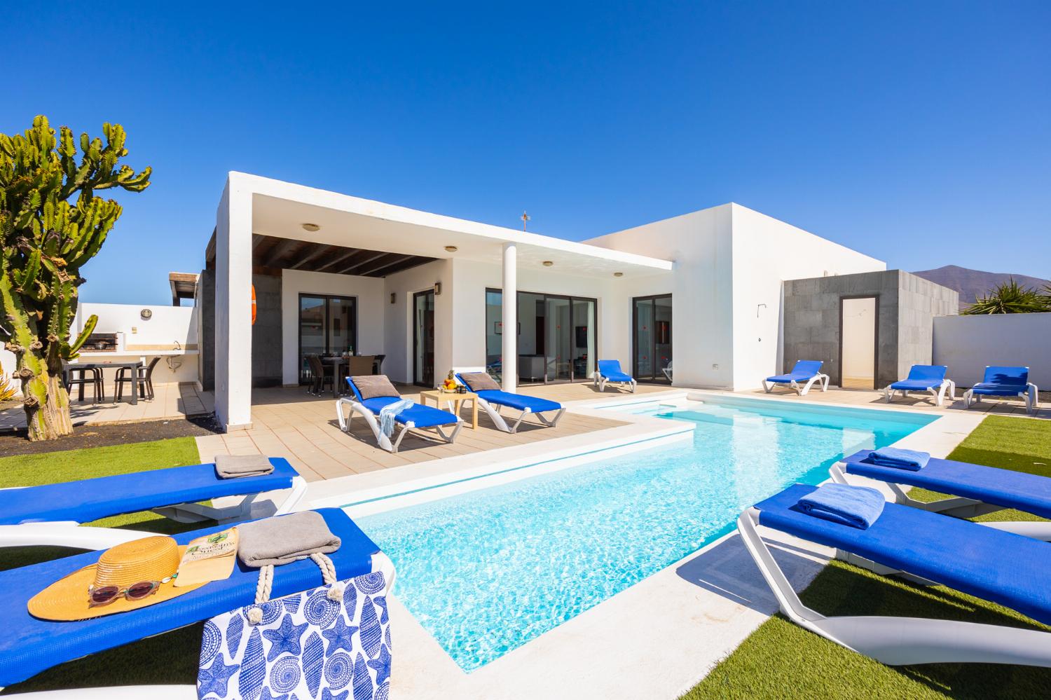 ,Beautiful villa with private pool and terrace