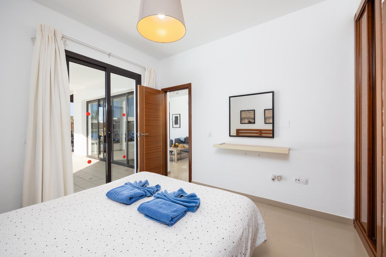 Double bedroom with en suite bathroom and A/C