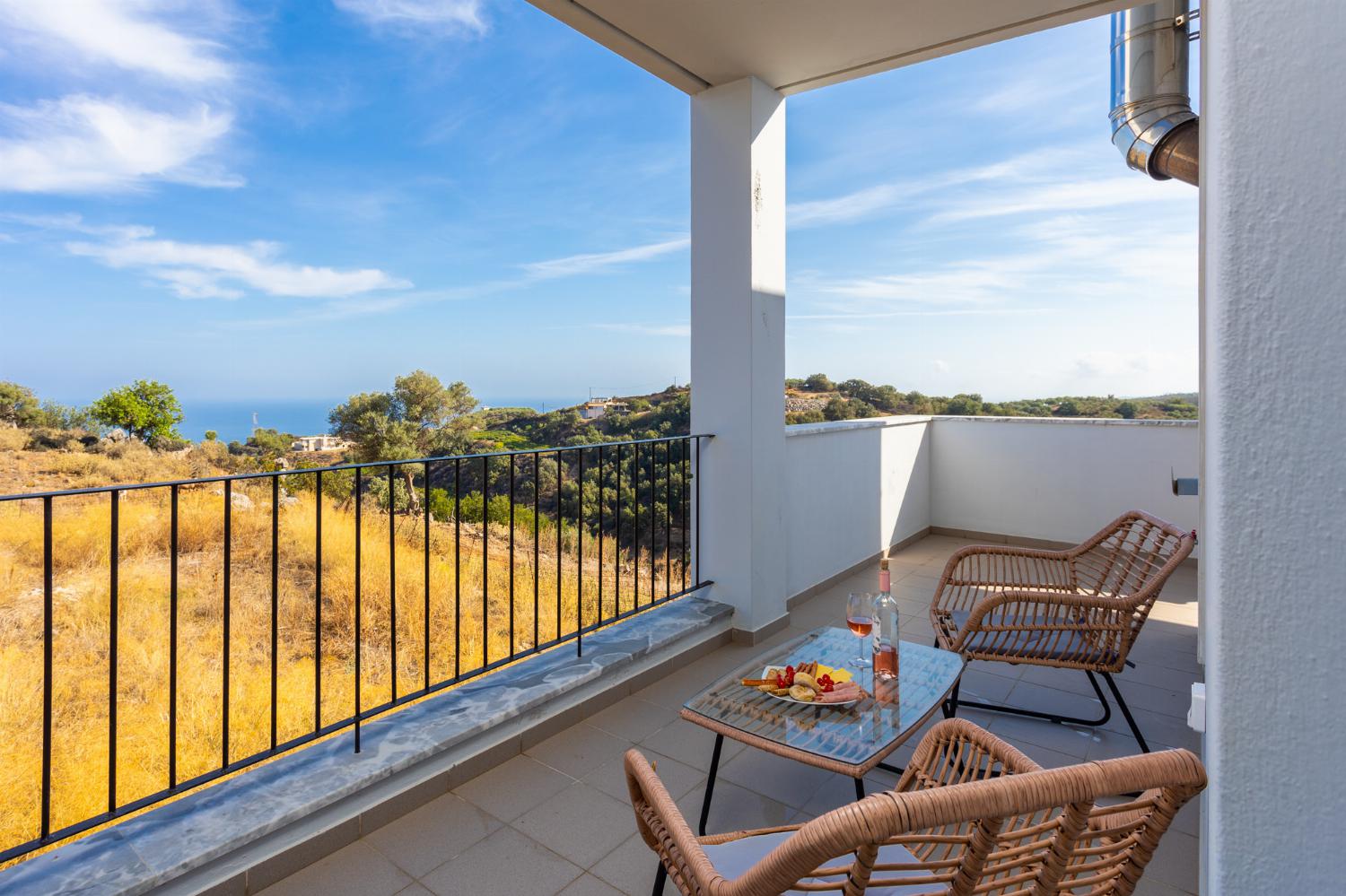 Terrace area with sea views