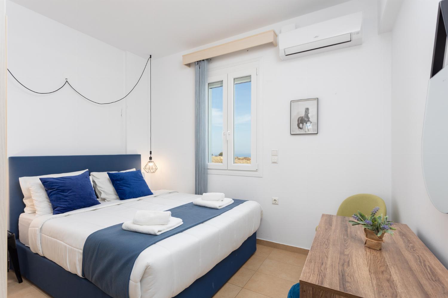 Double bedroom with A/C and sea views
