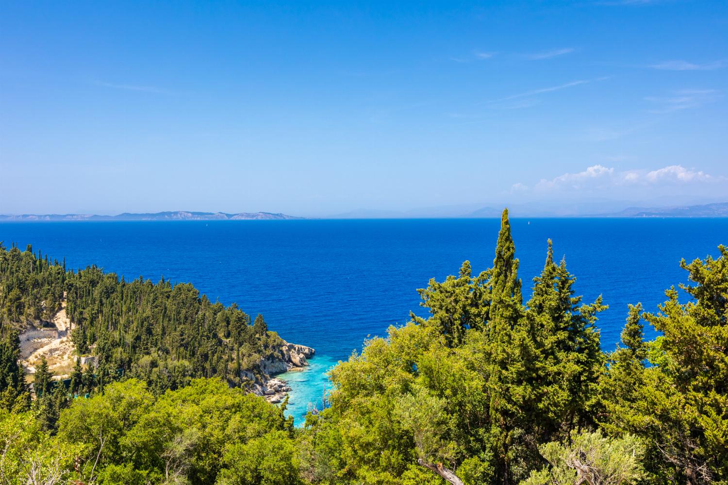 Sea views from terrace