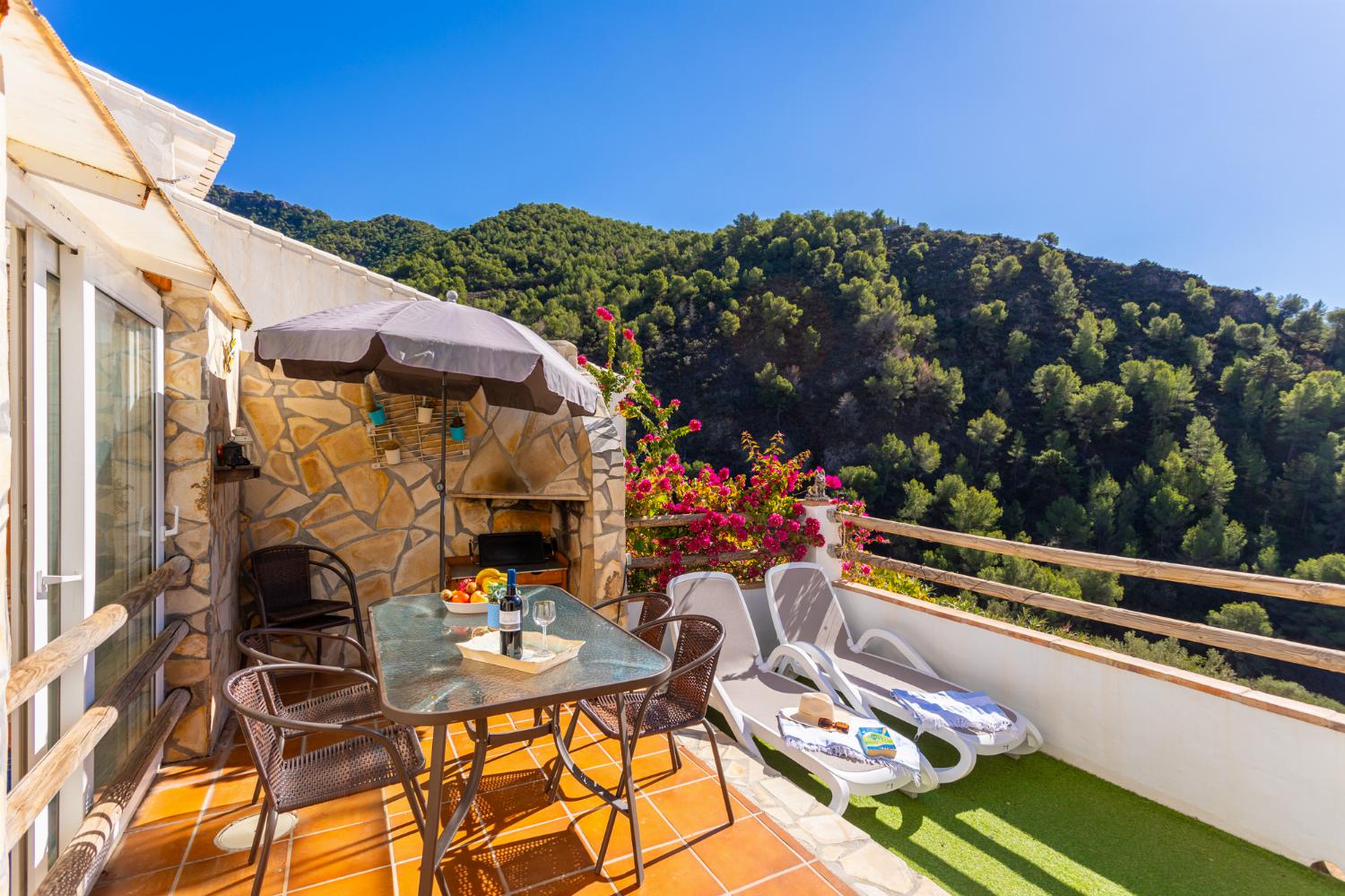 Terrace area with views