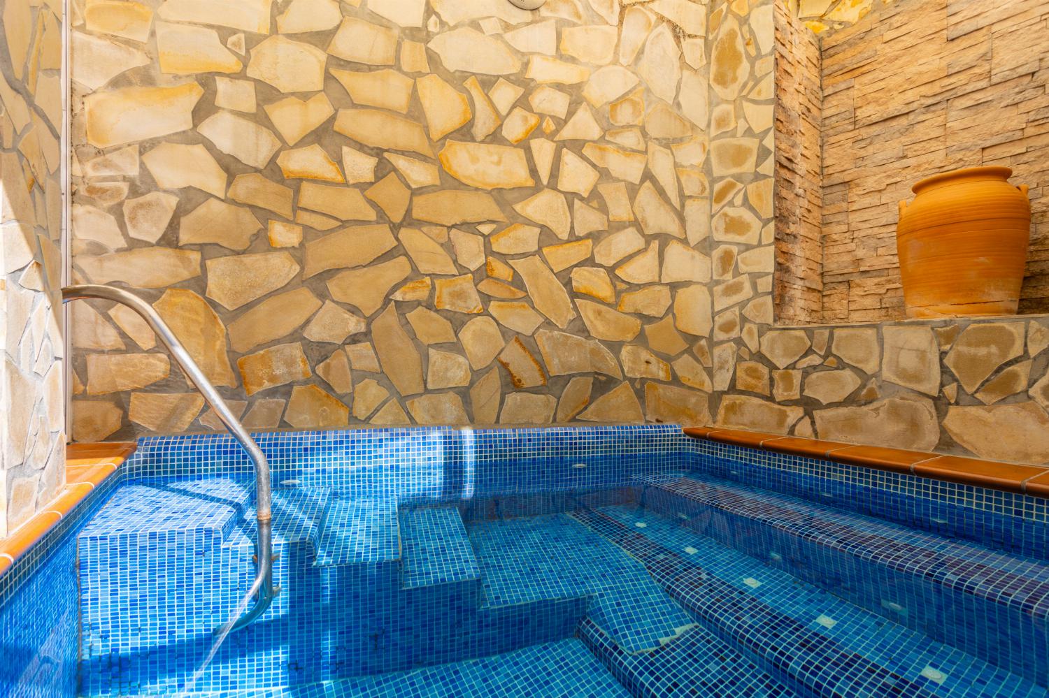 Private heated  indoor pool - great for early and late season