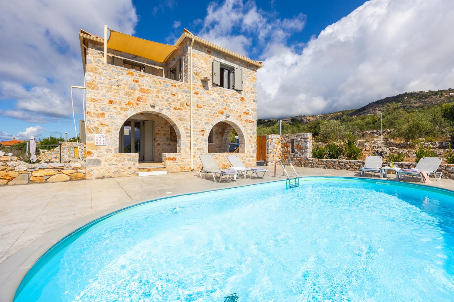Beautiful villa with private pool and terrace with sea views