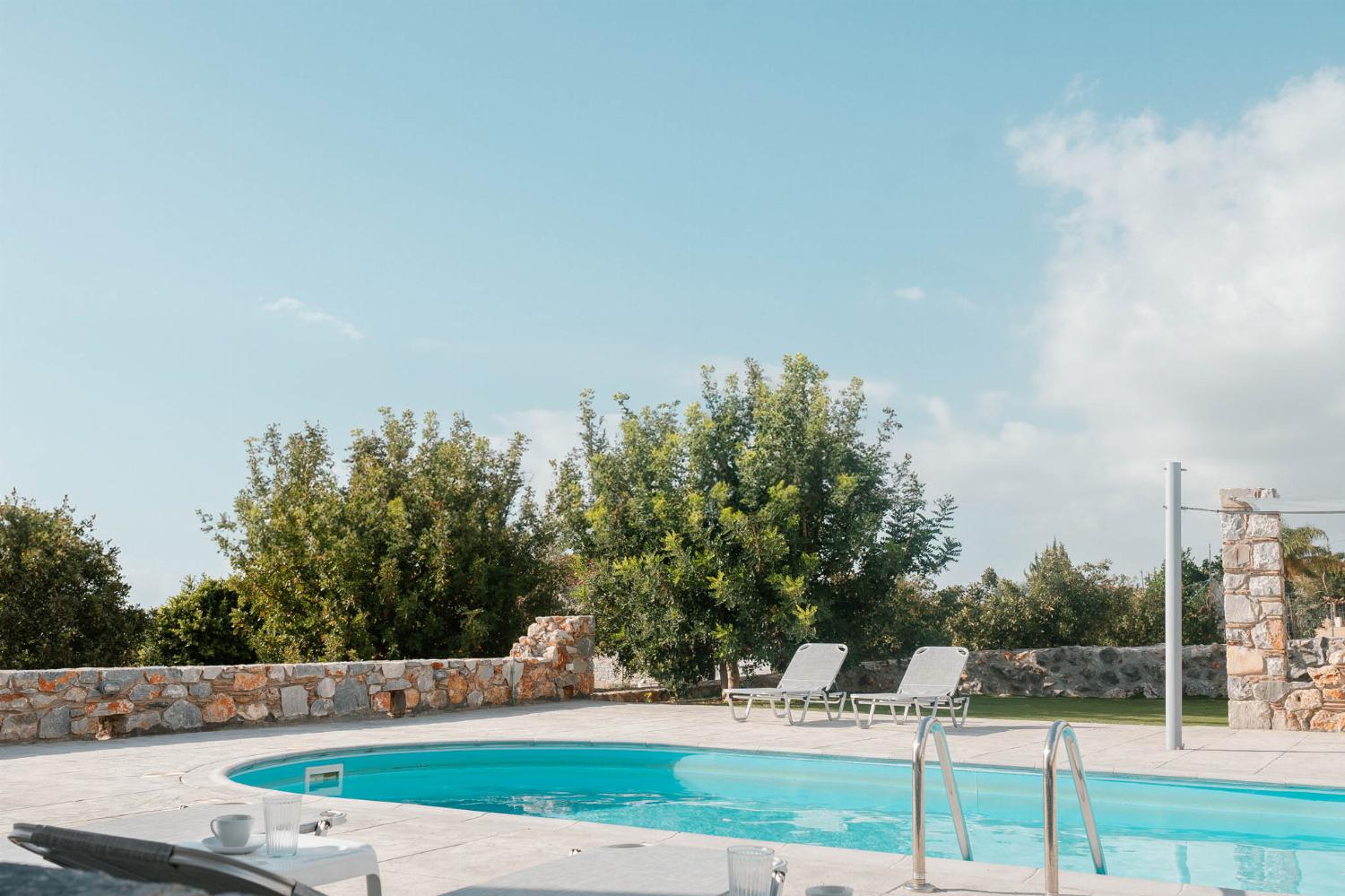 Private pool and terrace