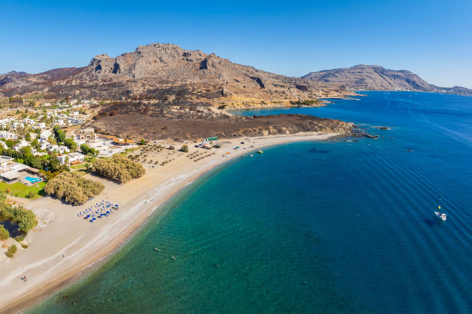 Lindias beach - a short walk from La Casa di Pietre 2