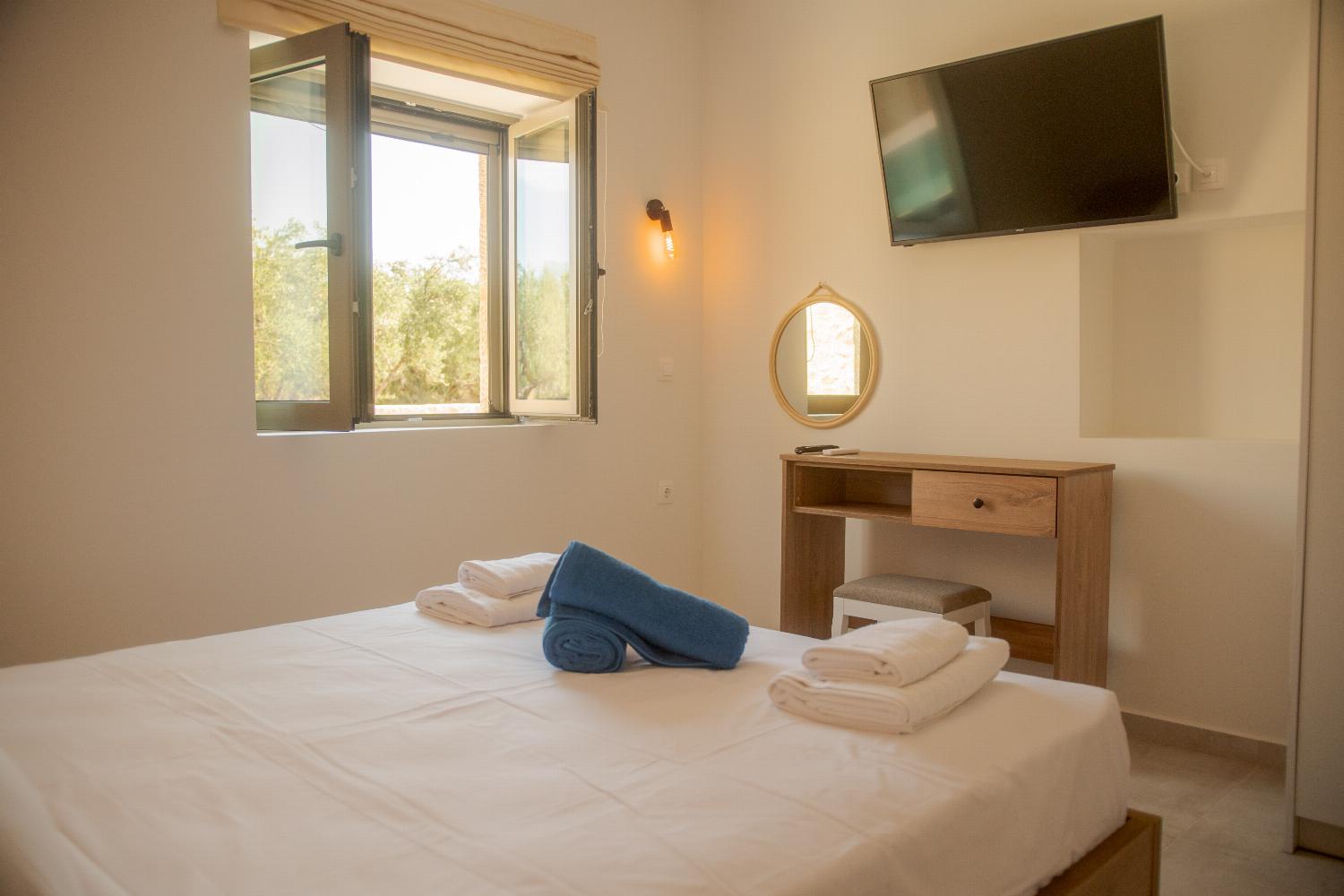 Double bedroom with A/C and TV