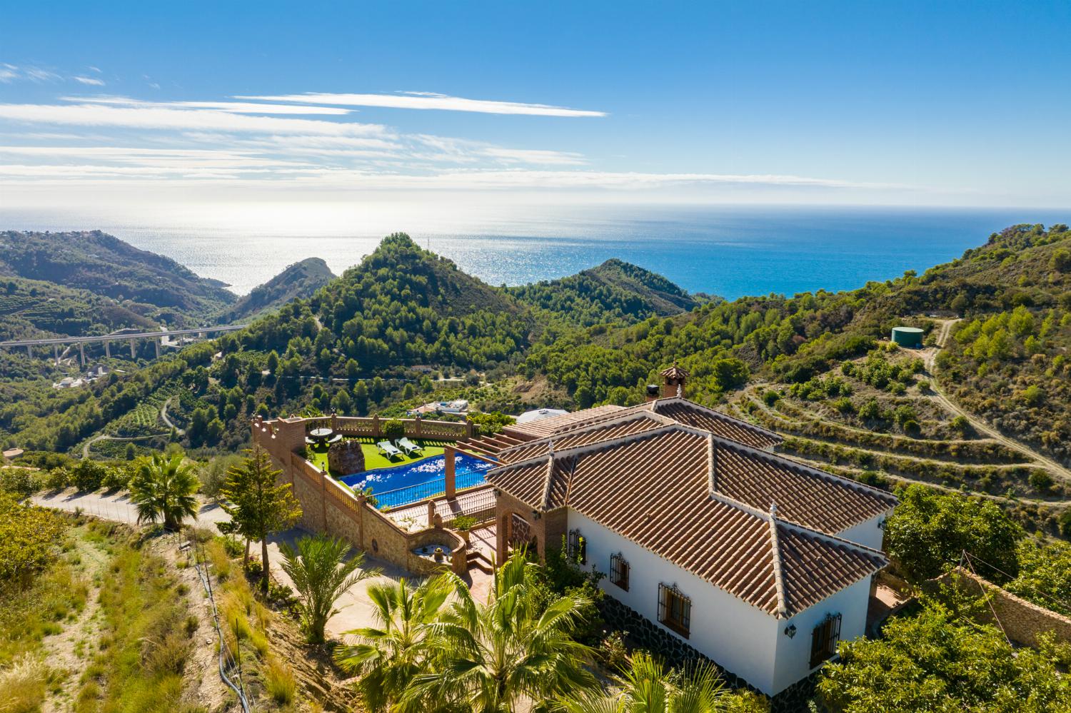 Aerial view of Villa Bonifacio