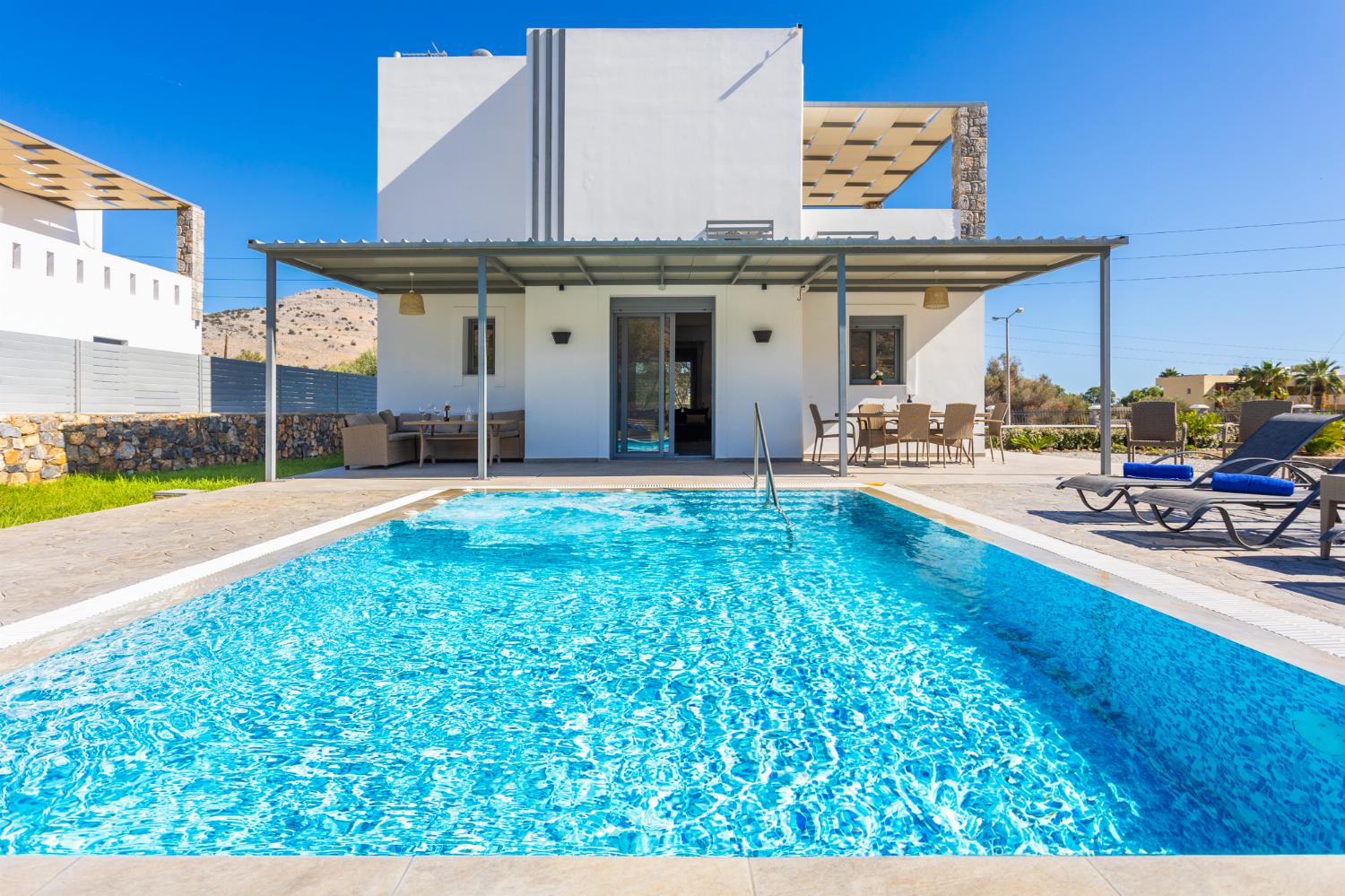 ,Beautiful villa with private pool, terrace, and garden