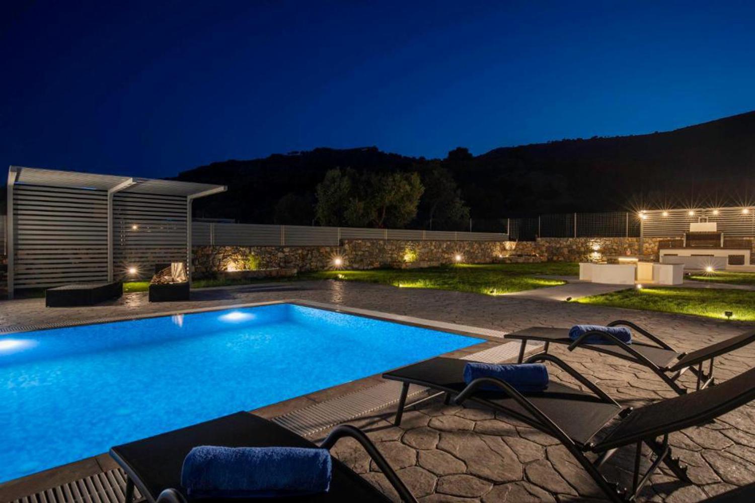 Private pool and terrace 