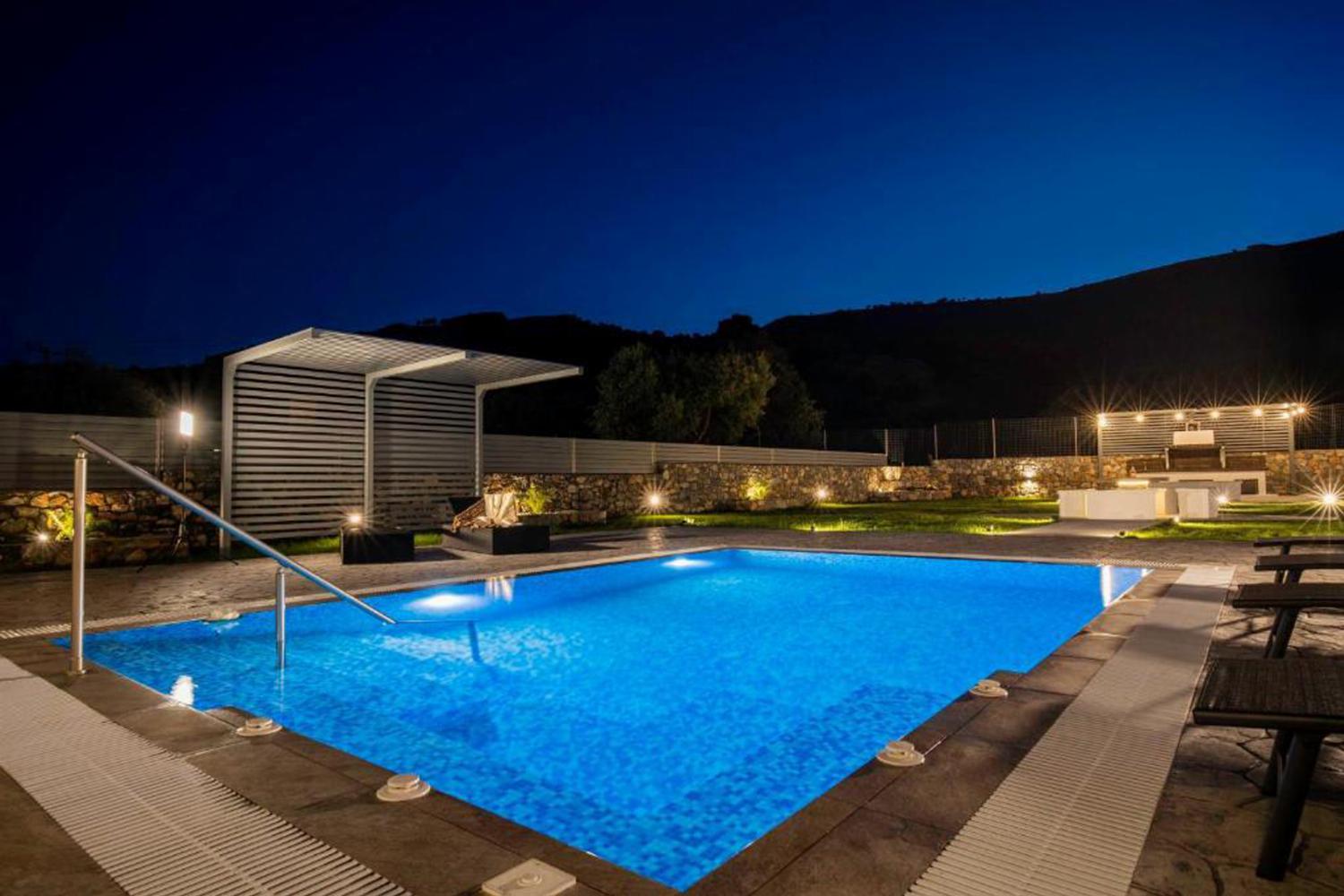 ,Private pool and terrace 