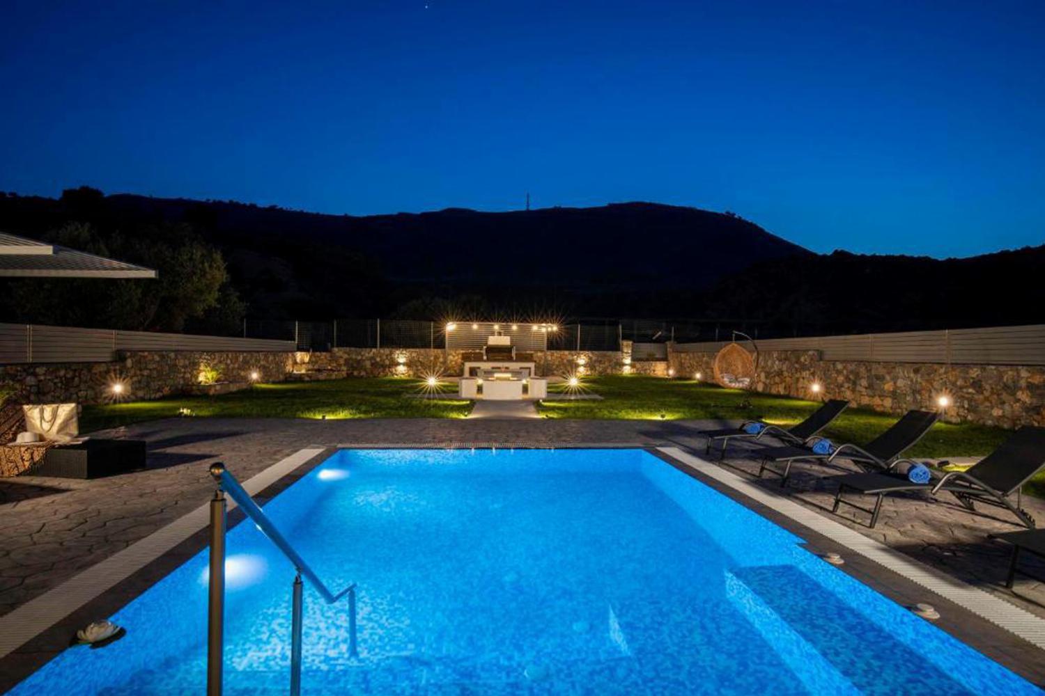 Private pool and terrace 