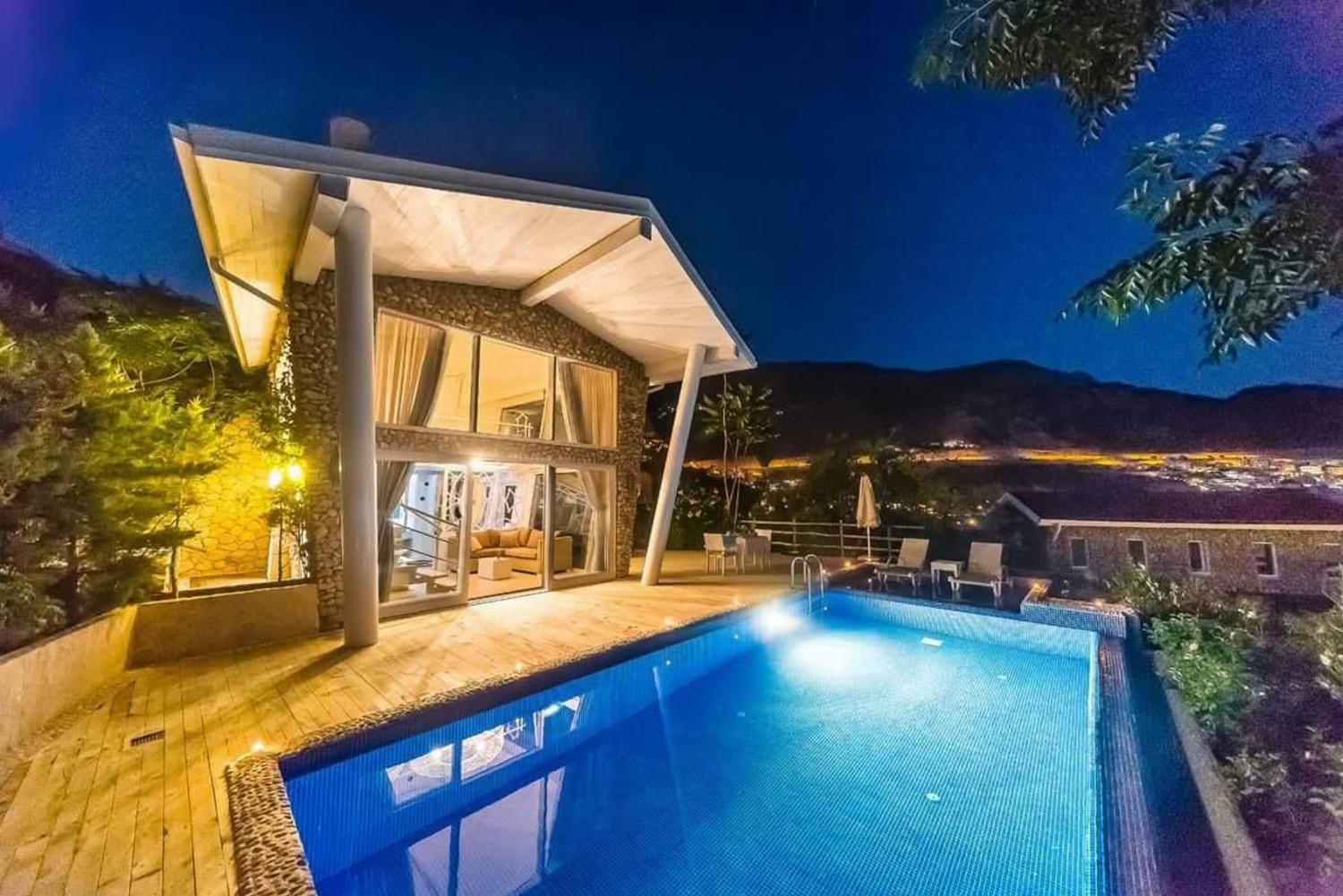 Beautiful villa with private infinity pool and terrace with panoramic sea views